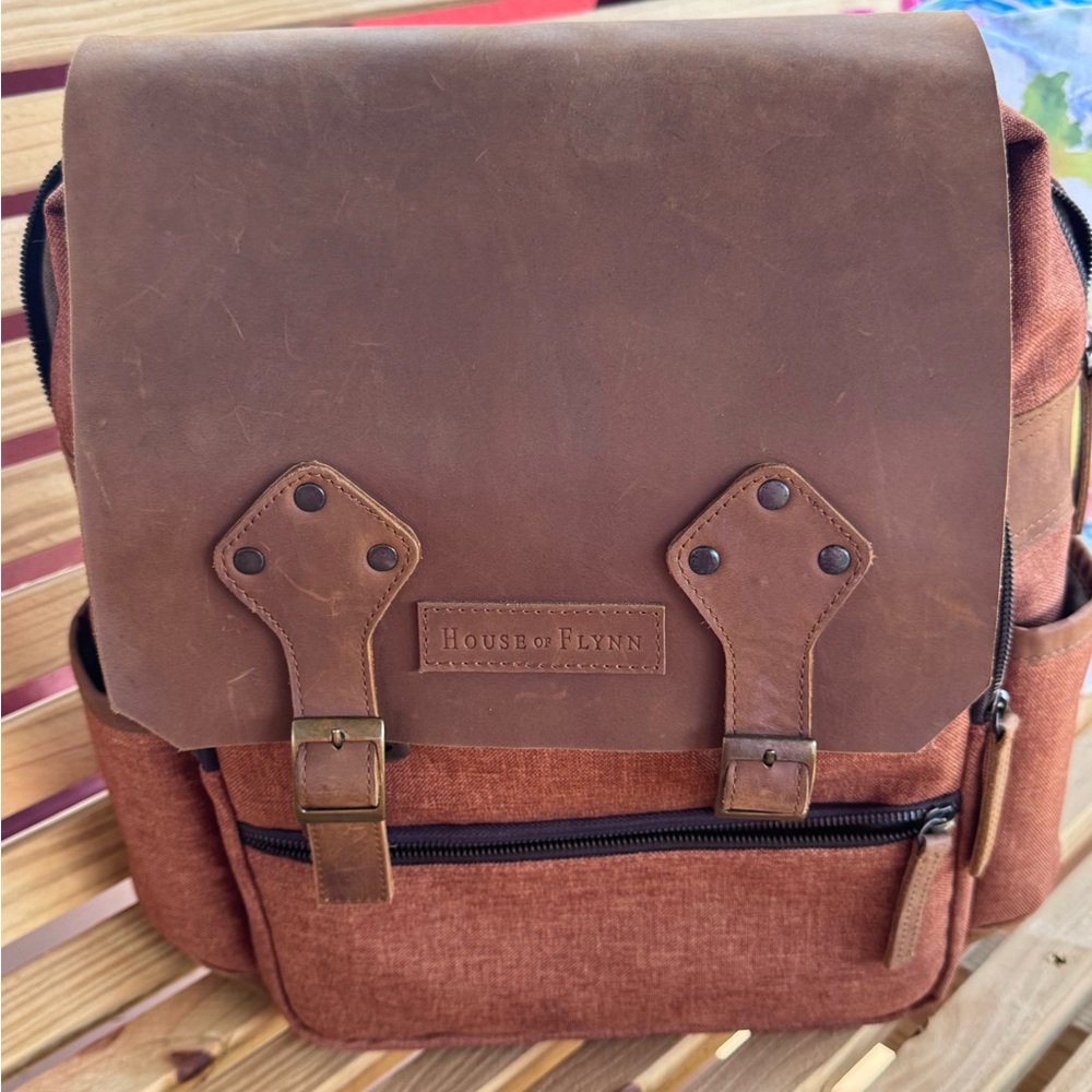 Rustic Brown Backpack - image 7